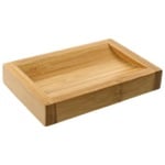 Gedy PO11-35 Rectangular Wood Bathroom Soap Dish